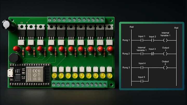 How To Make ESP32 PLC Programmable Logic Controller