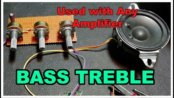 How to make bass treble control circuit