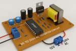 12v DC to 220v AC Inverter Circuit using CD4047 IC