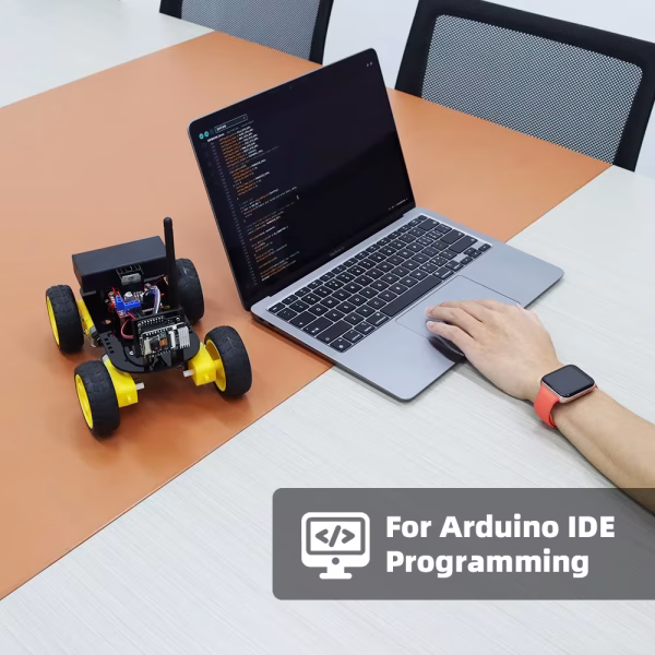 4WD Smart Robot Car ESP32 Camera Wifi Automation Kit For Arduino
