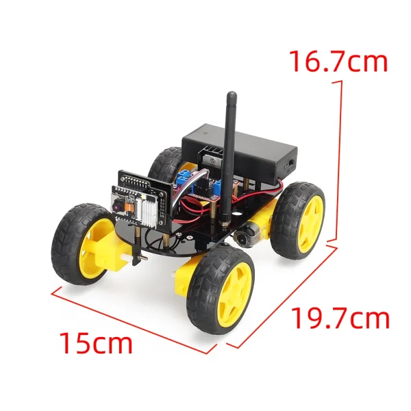 4WD Smart Robot Car ESP32 Camera Wifi Automation Kit For Arduino