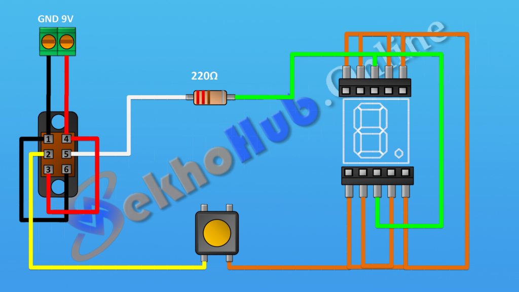 7-Segment Tester Circuit Diagram