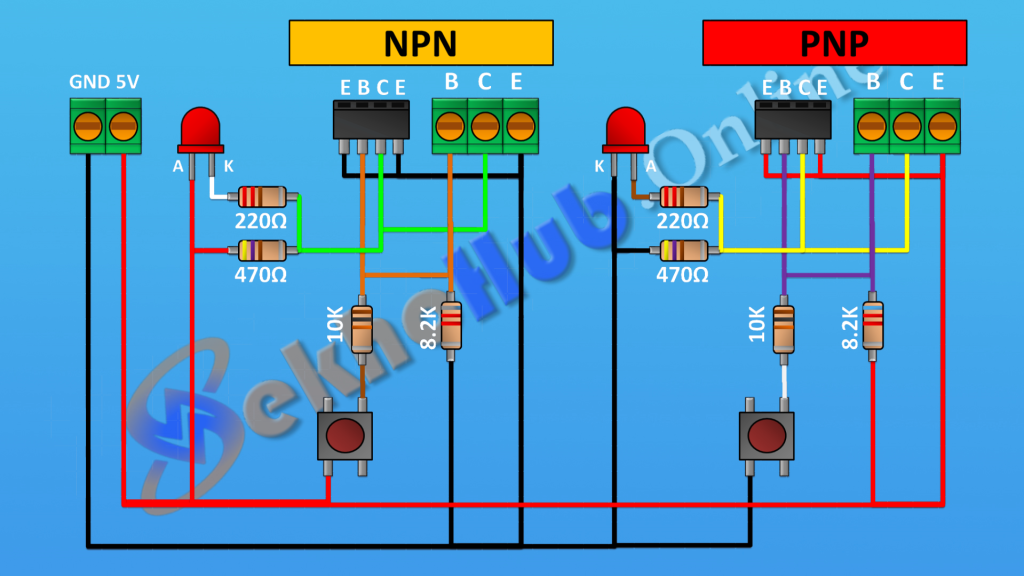 BJT Tester Circuit Diagram