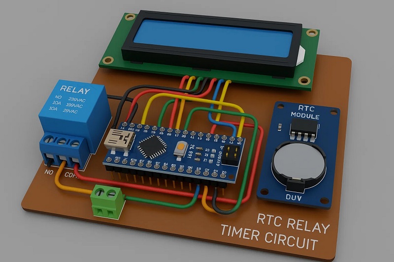 RTC Relay Timer Circuit