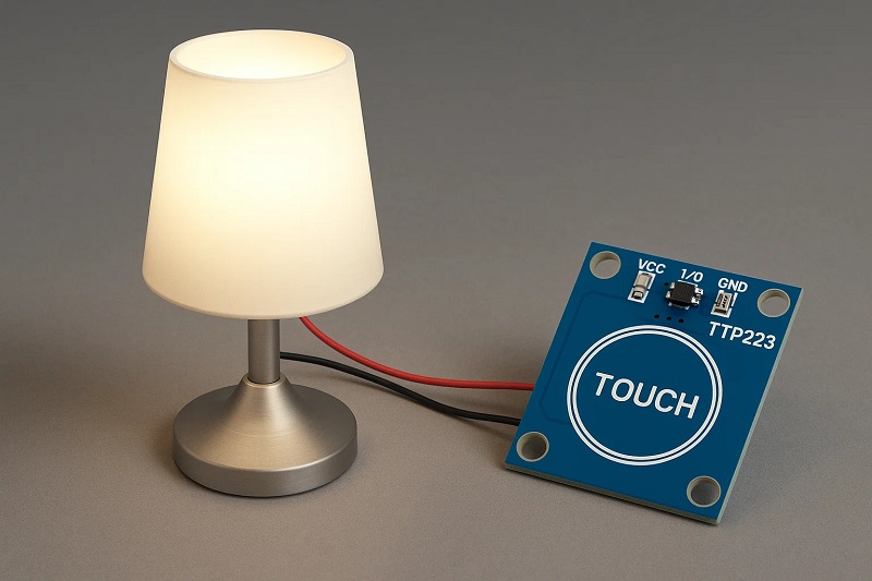 DIY Touch-Controlled Lamp 