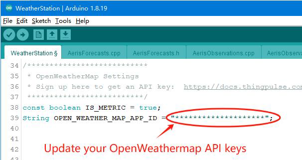 Update ThingSpeak Write API Key
