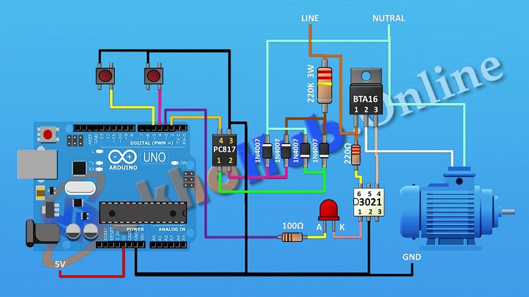 Single-Phase AC Motor Speed Controller