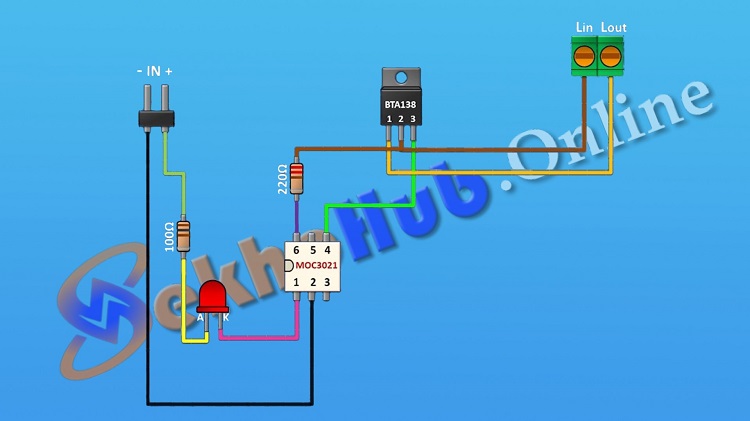 Solid-State Relay (SSR) with TRIAC
