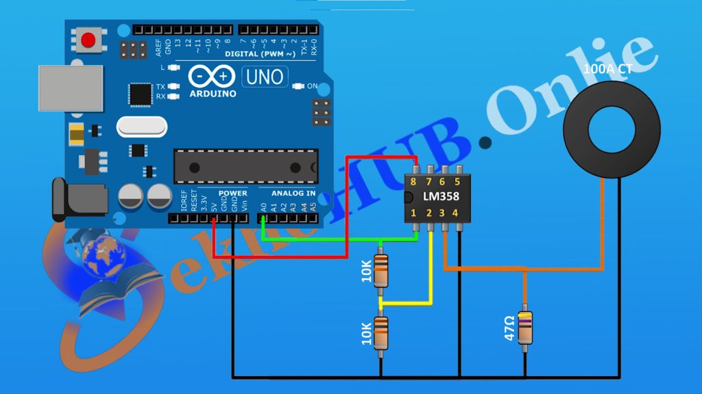 Arduino Based AC Current Sensing Circuit